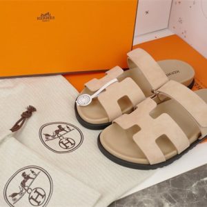 Hermes Beige Yupoo Men shoes Top quality