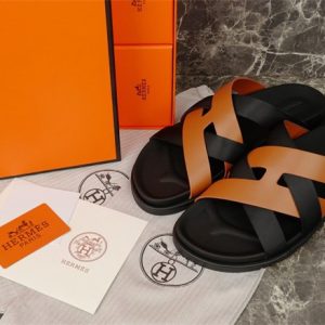 Hermes Black Yupoo Men shoes Top quality