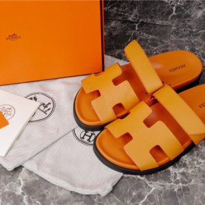 Hermes Tan Yupoo Men shoes Top quality