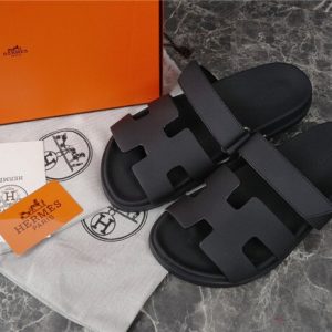 Hermes Black Yupoo Men shoes Top quality