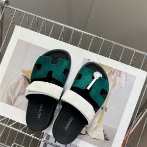 Hermes Green Yupoo Men shoes Top quality