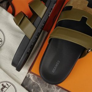 Hermes Green Yupoo Men shoes Top quality