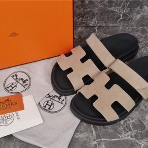 Hermes Beige Yupoo Men shoes Top quality