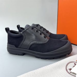 Hermes Black Yupoo Men shoes Top quality