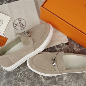 Hermes Grey Yupoo Men shoes Top quality