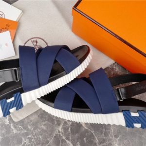 Hermes Navy Yupoo Men shoes Top quality