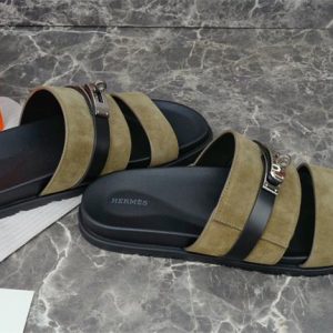 Hermes Tan Yupoo Men shoes Top quality