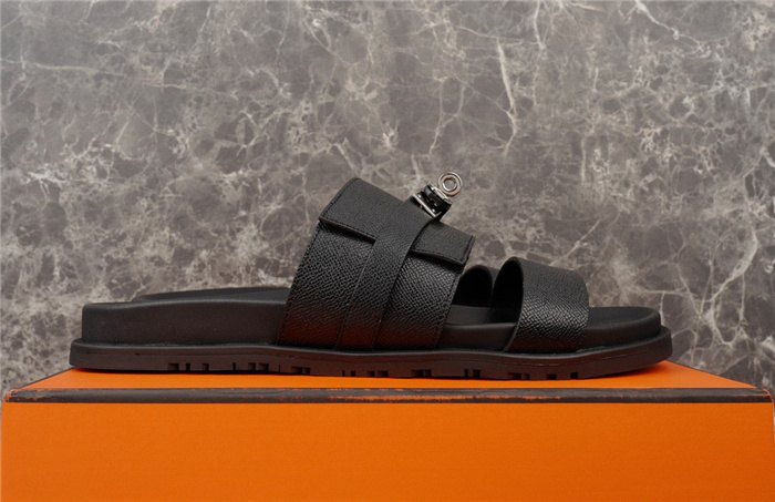 Hermes Black Yupoo Men shoes Top quality