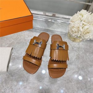 Hermes Tan Yupoo Men shoes Top quality