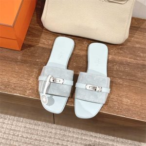 Hermes Blue Yupoo Men shoes Top quality