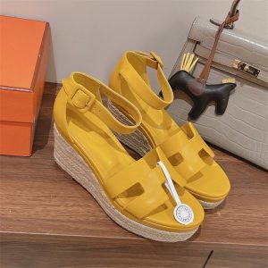 Hermes Tan Yupoo Men shoes Top quality