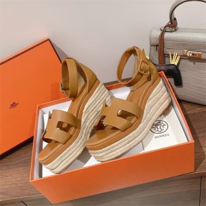 Hermes Tan Yupoo Men shoes Top quality
