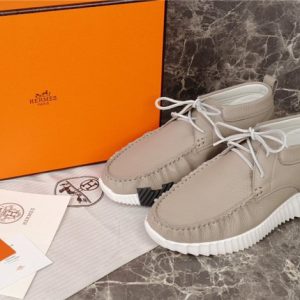 Hermes Grey Yupoo Men shoes Top quality