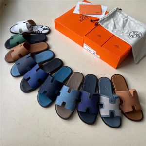 Hermes Grey Yupoo Men shoes Top quality