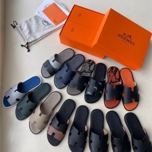 Hermes Black Yupoo Men shoes Top quality