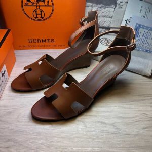 Hermes Brown Yupoo Men shoes Top quality