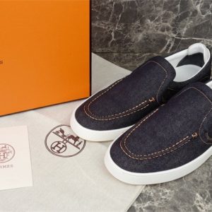 Hermes Blue Yupoo Men shoes Top quality
