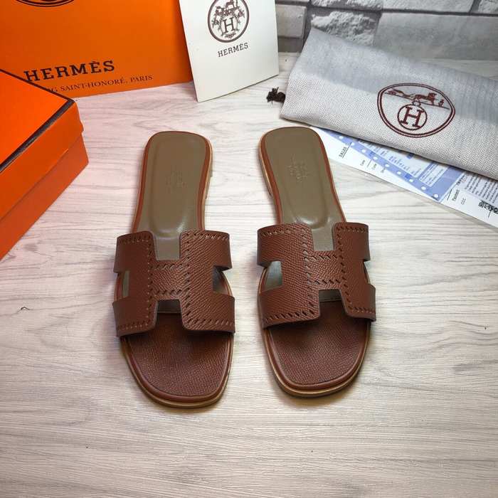 Hermes Brown Yupoo Men shoes Top quality
