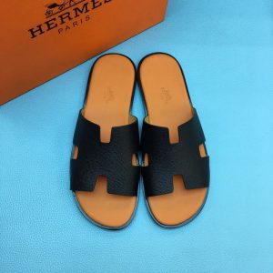 Hermes Black Yupoo Men shoes Top quality