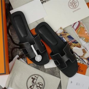 Hermes Black Yupoo Men shoes Top quality