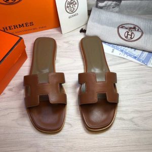 Hermes Brown Yupoo Men shoes Top quality