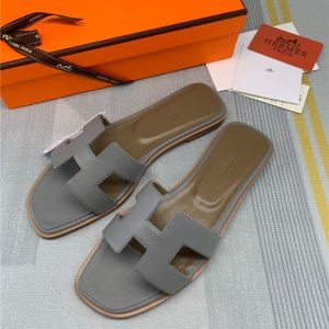 Hermes Grey Yupoo Men shoes Top quality