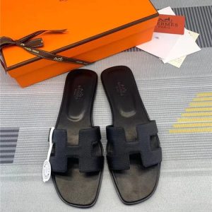 Hermes Black Yupoo Men shoes Top quality
