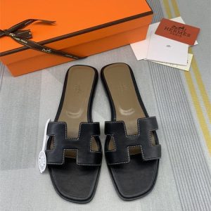 Hermes Black Yupoo Men shoes Top quality