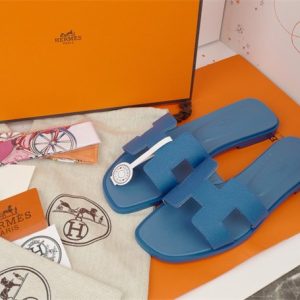 Hermes Blue Yupoo Men shoes Top quality
