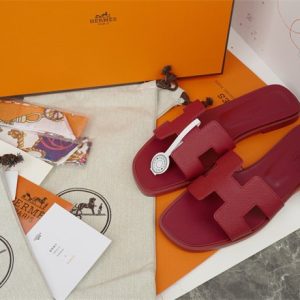 Hermes Burgundy Yupoo Men shoes Top quality
