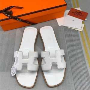 Hermes White Yupoo Men shoes Top quality
