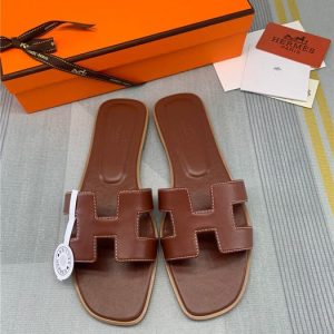 Hermes Brown Yupoo Men shoes Top quality