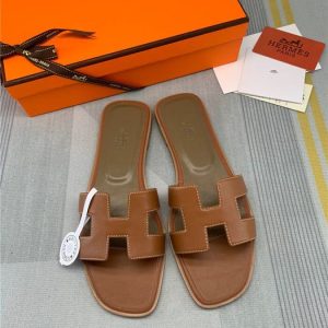 Hermes Brown Yupoo Men shoes Top quality