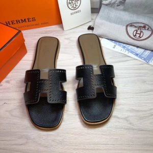 Hermes Black Yupoo Men shoes Top quality