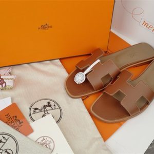 Hermes Brown Yupoo Men shoes Top quality