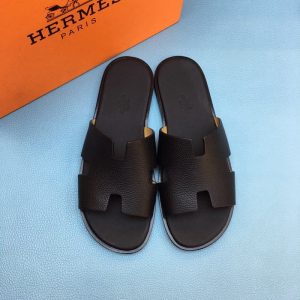 Hermes Black Yupoo Men shoes Top quality