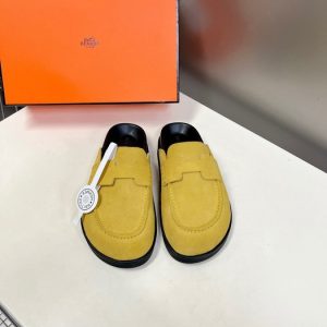 Hermes Tan Yupoo Men shoes Top quality
