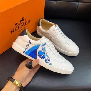 Hermes White Yupoo Men shoes Top quality