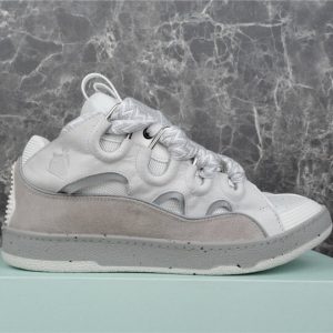 Lanvin Grey Yupoo Men shoes Top quality