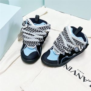 Lanvin Blue Yupoo Men shoes Top quality