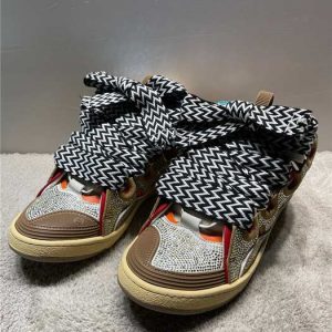 Lanvin Brown Yupoo Men shoes Top quality