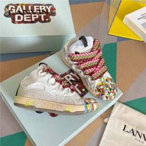 Lanvin Grey Yupoo Men shoes Top quality