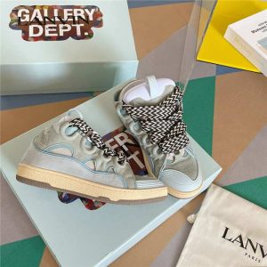 Lanvin Grey Yupoo Men shoes Top quality