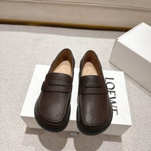 Loewe Brown Yupoo Men shoes Top quality