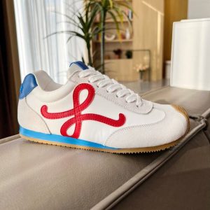 Loewe Burgundy Yupoo Men shoes Top quality