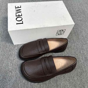 Loewe Brown Yupoo Men shoes Top quality