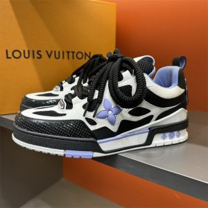 Louis Vuitton Black Yupoo Men shoes Top quality Size 35-46