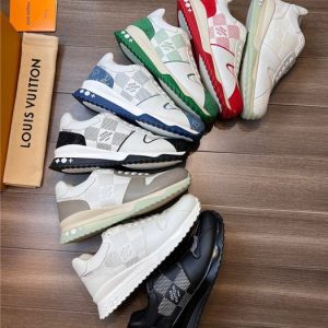 Louis Vuitton Black Yupoo Men shoes Top quality Size 35-46