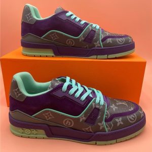 Louis Vuitton Tan Yupoo Men shoes Top quality Size 35-46