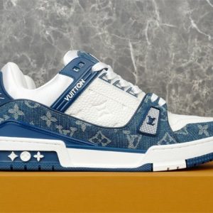 Louis Vuitton Blue Yupoo Men shoes Top quality Size 35-46